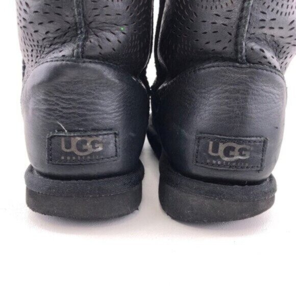 UGG Tiana Seaweed Perf Winter Boots 9 - Picture 12 of 13